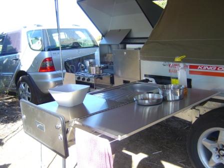 Kitchen on Everything Needed For Your Luxury Camping Holiday Is Included  All You